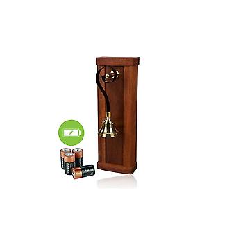 ideas4lighting Mulino Mahogany Wood Battery Powered Door Bell