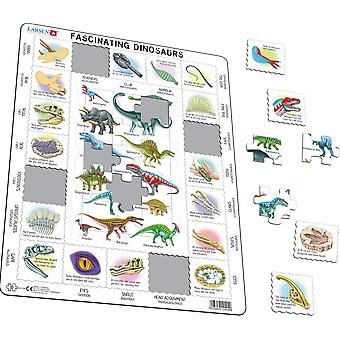 Faszinierende Dinosaurier - Frame/Board Jigsaw Puzzle-29 x 37 cm (LRS HL9-GB)
